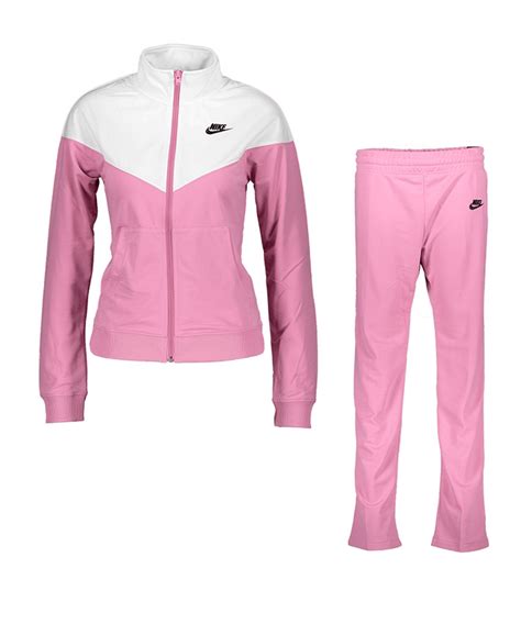 nike set traininganzug rot weis damen|Trainingsanzüge für Damen .